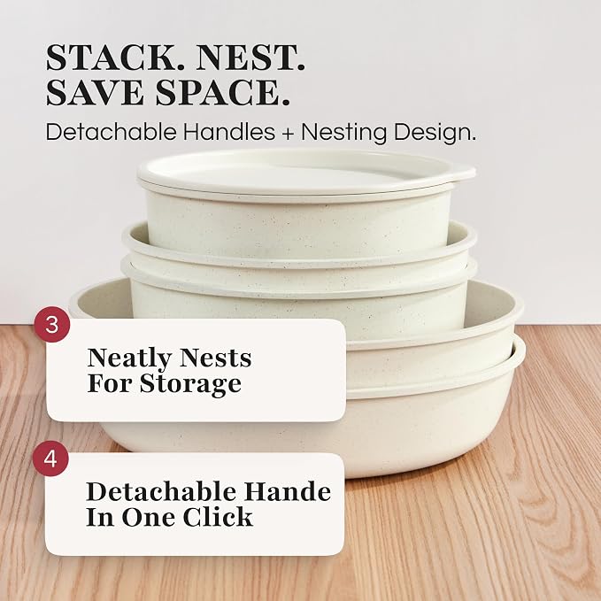 GOURMETIFIC® Pots and Pans Cookware Set - Image 4