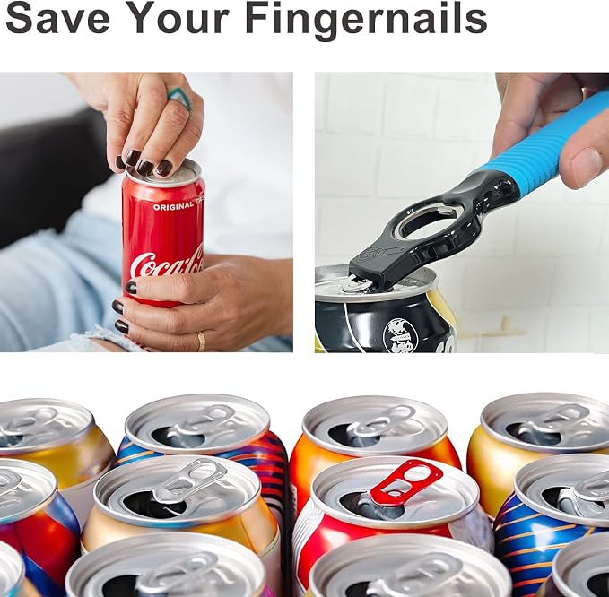 2-Pack Soda Can Opener and Beer Bottle Opener Bartender - Image 3