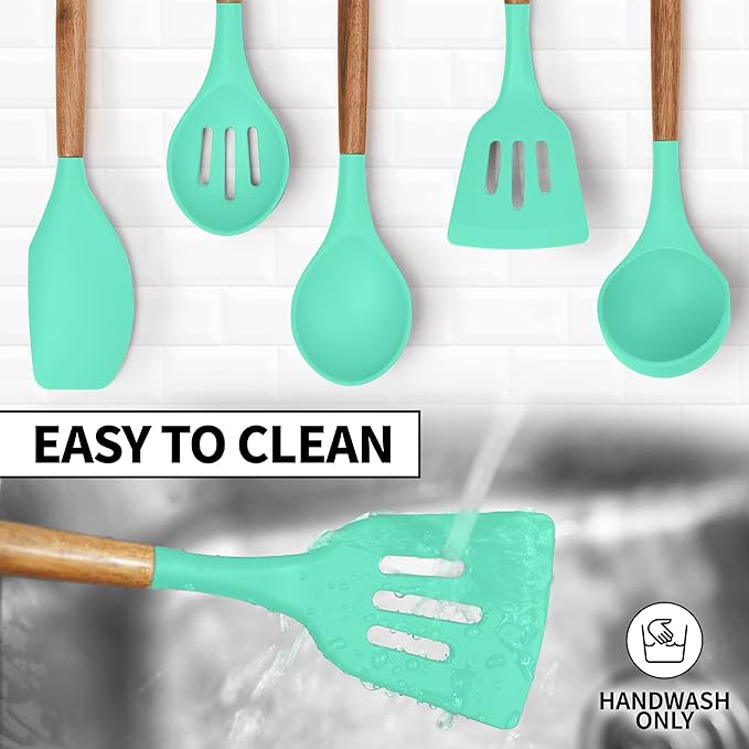 Zulay Kitchen Non-Stick Cooking Utensils Set - Image 7