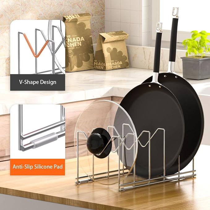 HzTinT 3 Pack Pot Lid Organizer - Image 2