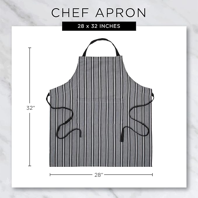 DII unisex Chef Style Cotton Apron - Image 7
