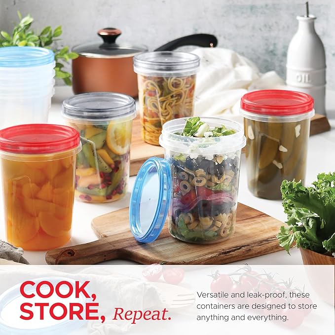 Tafura 12 Pack Leakproof Freezer Containers - Image 2