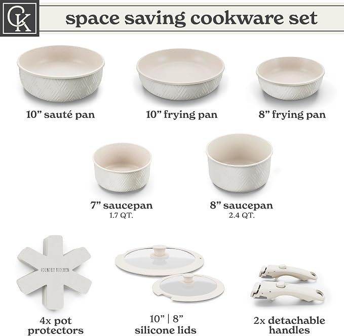 Country Kitchen Cookware Set - Image 3