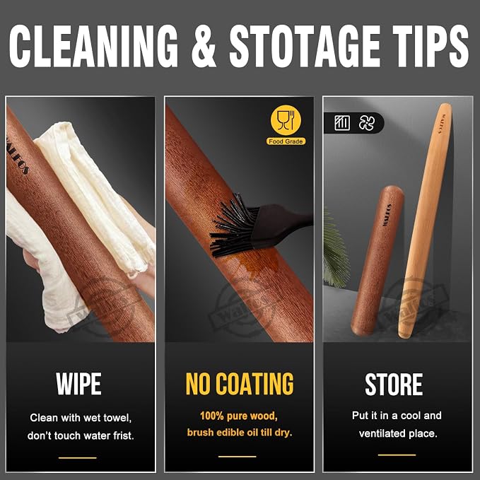 Walfos French Rolling Pin Set - Image 8