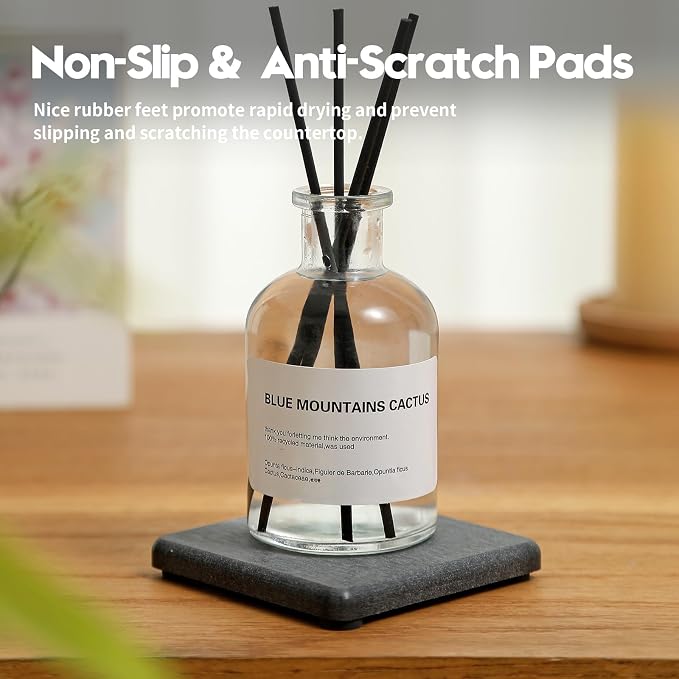 4PCS Water Absorbing Sponge Holder Diatomite Stone Sink Tray Mat, Quick Drying - Image 6
