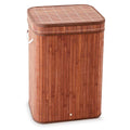 1 Pack 21 Gallon Bamboo Slim Trash Can by Kritkin