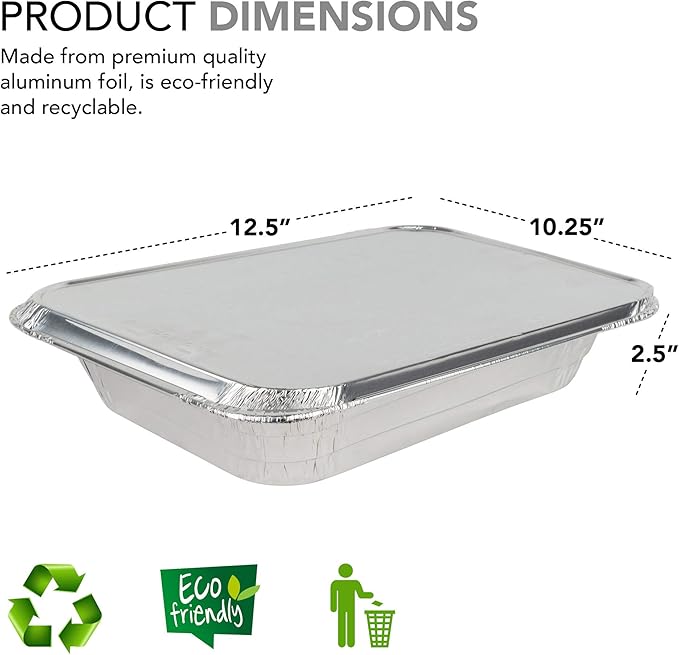 Stock Your Home Disposable Aluminum Pans - Image 2
