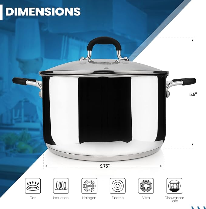AVACRAFT Stainless Steel Stockpot - Image 3