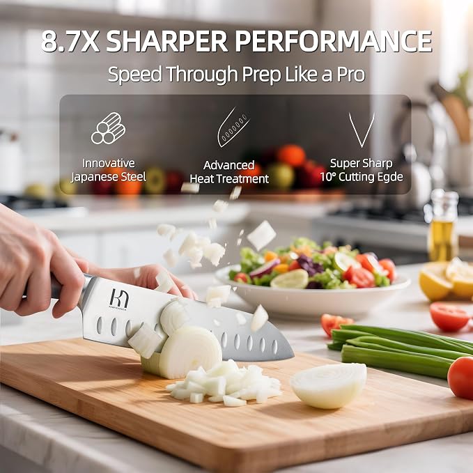 KnifeSaga Knife Set, Premium Knife Block Set - Image 2
