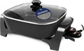 Elite Gourmet EG6201 Extra Deep 12"x12"x3.2" Scratch Resistant Dishwasher Safe by EliteGourmet