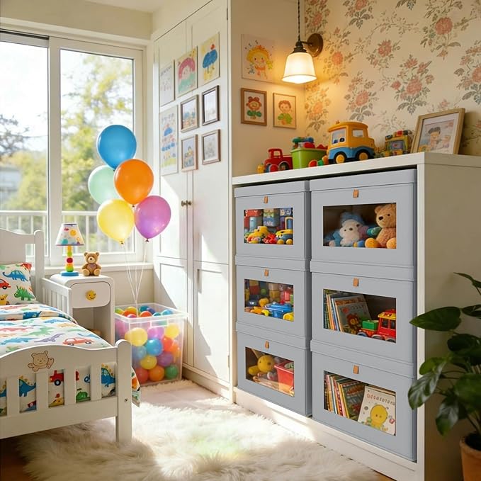 DIMJ Storage Bins with Lids - Image 3