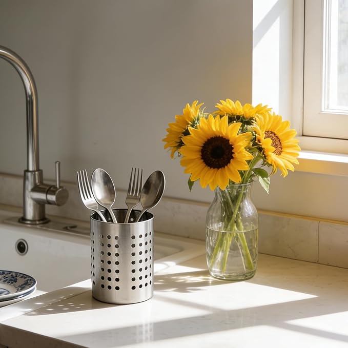4PCS Stainless Steel Utensil Holder and Utensil Drying Holder, as a Kitchen - Image 7