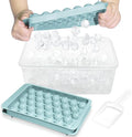 WIBIMEN Ice Cube Tray with Lid and Bin by WIBIMEN