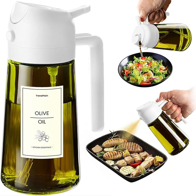 TrendPlain - Original 16oz/470ml Olive Oil Dispenser Bottle by TrendPlain