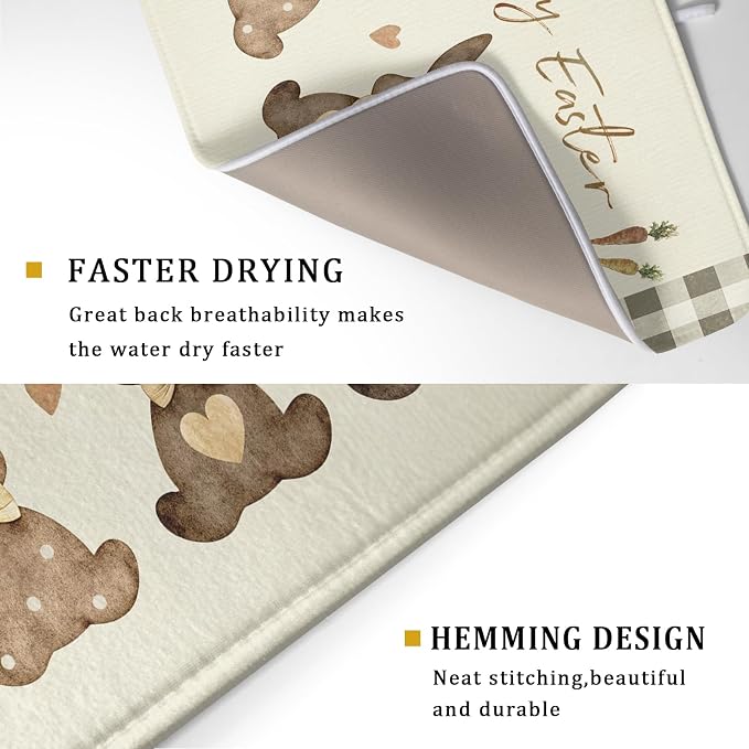 Giwawa Happy Easter Dish Drying Mat - Image 3
