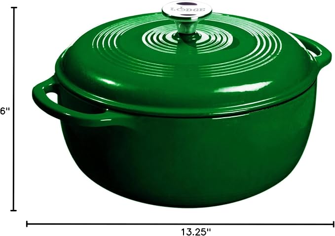 Lodge Essential Enamel Cast Iron Dutch Oven - Image 9