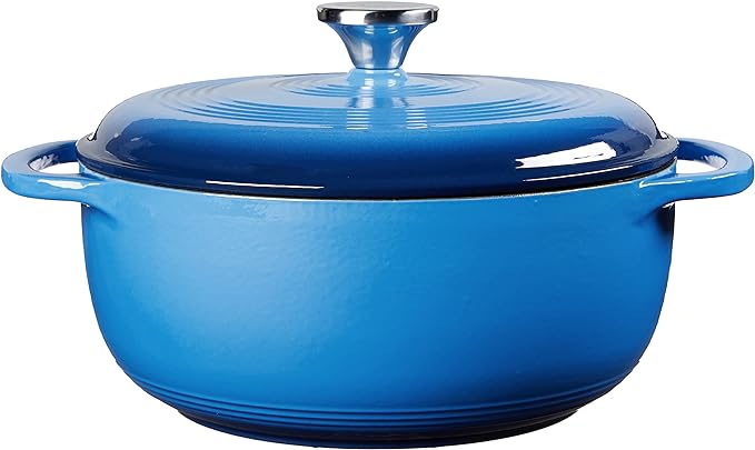 Lodge 4.5 Quart Enameled Cast Iron Dutch Oven - Image 2
