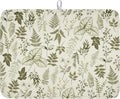 Vintage Botanical Floral Dish Drying Mat by Unknown