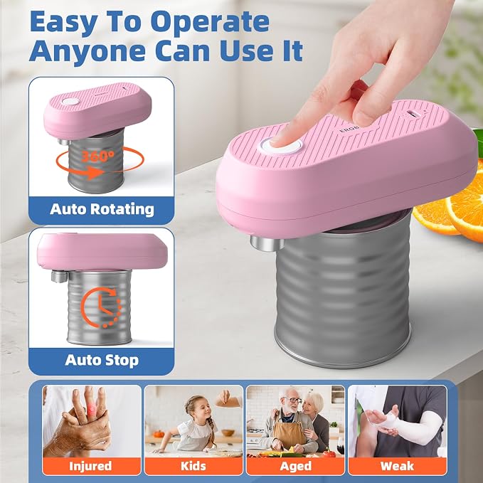 Auto Electric Can Opener, Rechargeable Can Openers - Image 4