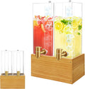 Beverage Dispenser with Stand, 4 Gallon Dual Drink Dispenser Stand, Large Drink by Unknown