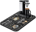 Fun Coffee Bar Mat, Fits Under Coffee Machine by Kuyig+Home