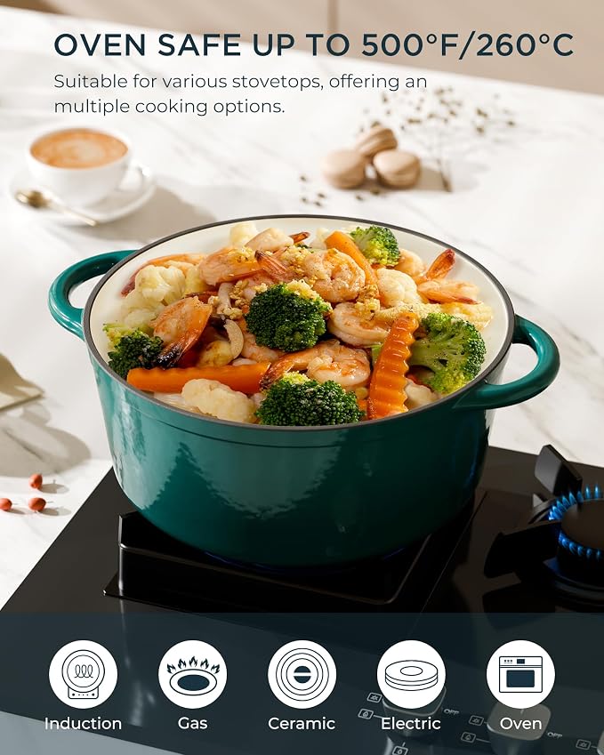 Enameled Cast Iron Dutch Oven - Image 5