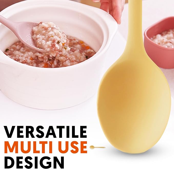 Multi Platinum Silicone Cooking Spoon - Image 3