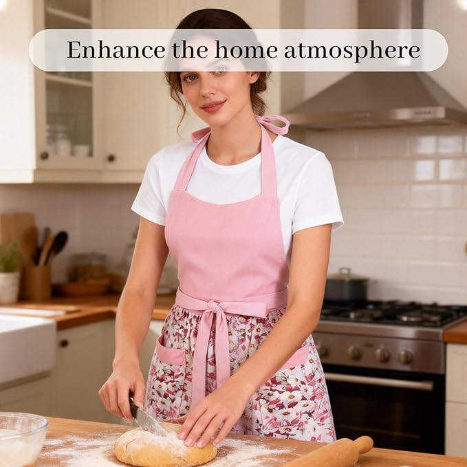 Cute Floral Aprons for Women - Image 4
