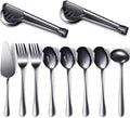 Patelai Serving Utensils Set Include Stainless Steel Large Spoons Slotted by Patelai