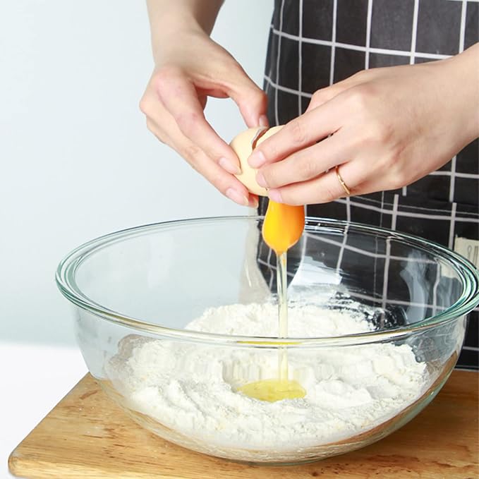 Glass Mixing Bowl Set with Airtight Lids - Image 7