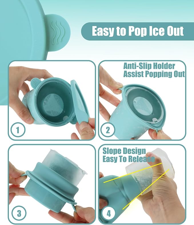 Ice Molds for Owala 24-40oz, Food-Grade Soft Silicone, No White Residue - Image 3