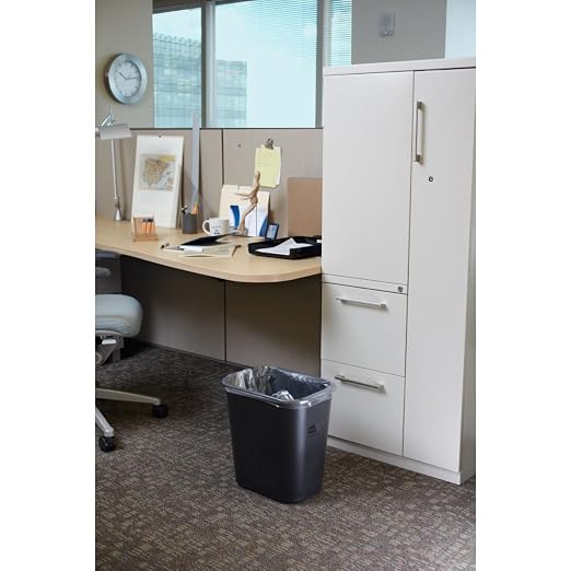Rubbermaid Commercial Products Deskside Wastebasket/Trash Can, - Image 2