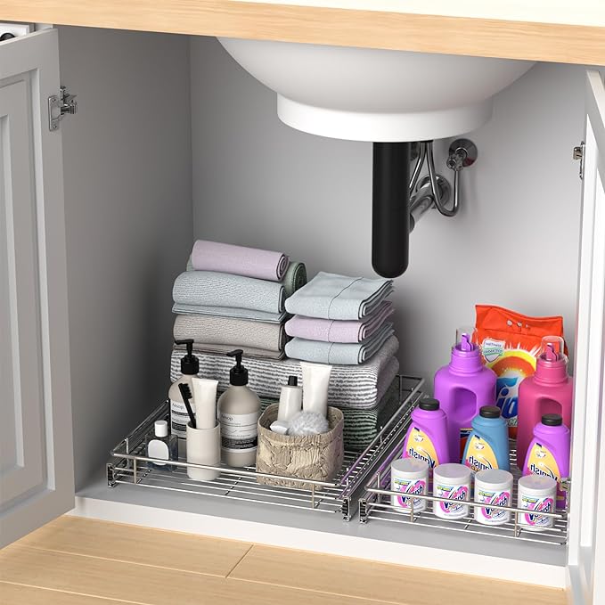 ZOINLIY Pull Out Cabinet Organizer, Versatile Slide Out Kitchen Organizers and - Image 7