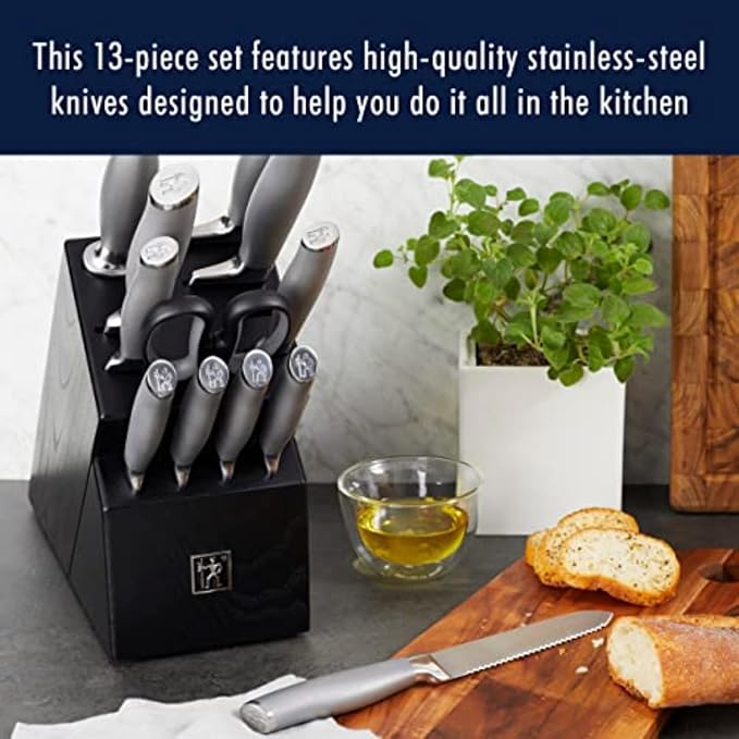 HENCKELS J.A International Modernist 13-pc Knife Block Set - Image 2