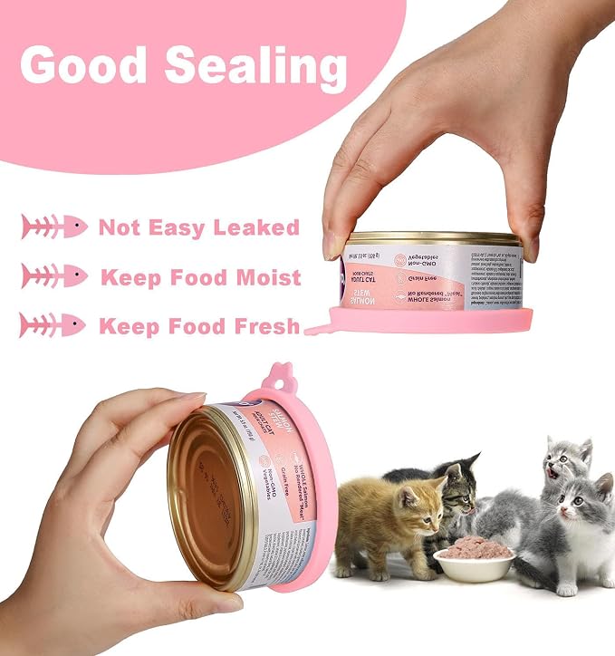 Comtim Cat Food Can Covers Lids - Image 4
