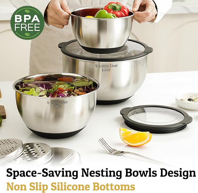 Mixing Bowls with Lids Set - Image 5