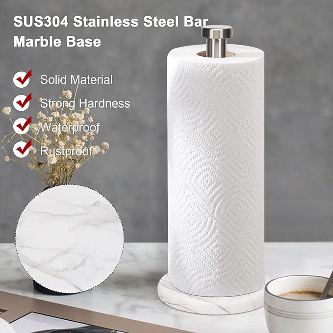 NearMoon Standing Paper Towel Holder, Kitchen Paper Towel Tissue Holder- - Image 4