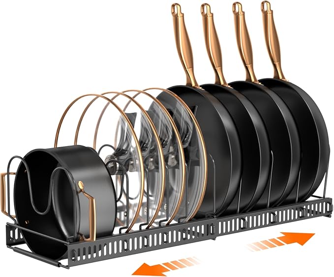 MUDEELA Pots and Pans Organizer Rack - Image 8