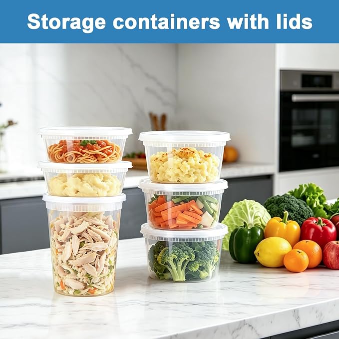 Lamosi 60 Sets Deli Containers - Image 4