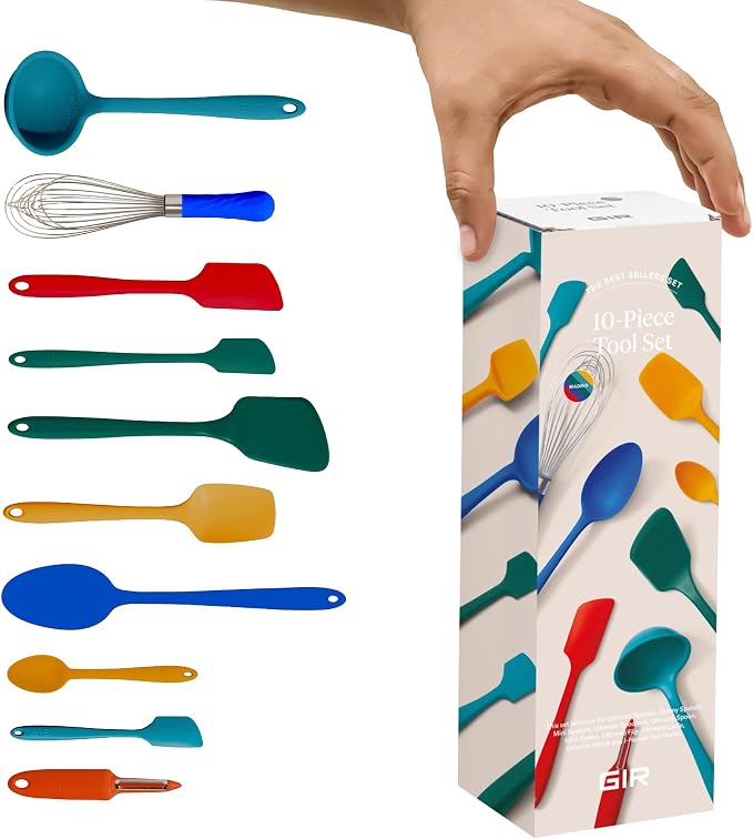 GIR: Get It Right 10-Piece Silicone Ultimate Kitchen Utensil Set – Spatulas by GIRGetItRight