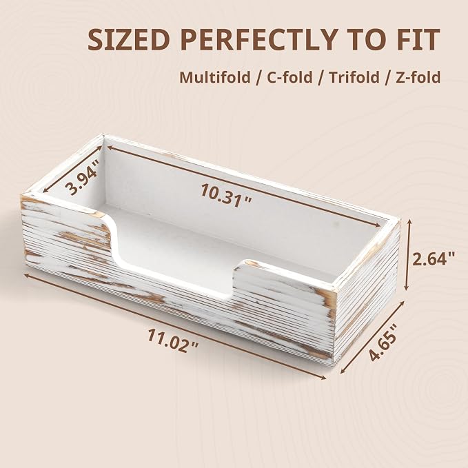 Paper Towel Dispenser Countertop, Commercial Tabletop Tissue Dispenser Tray - Image 2