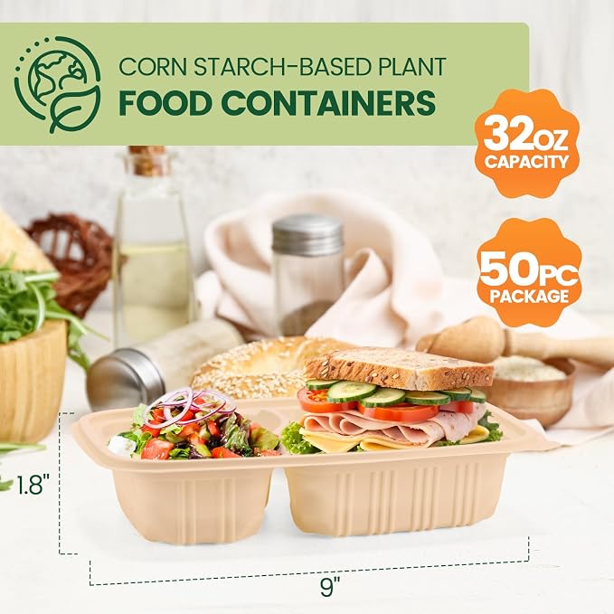 100 Piece Meal Prep Containers Reusable - Image 3
