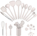 E-far Silicone Cooking Utensils Set, 25 Piece Kitchen Utensils by E-far