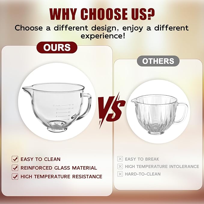 Double-layer Thickened Glass Mixer Bowl - Image 5