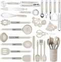 Kitchen Utensils Set-Silicone Cooking Utensils-33pcs Non-Stick Silicone Cooking by BESTZMWK