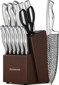 Knife Set, Astercook 15 Pieces Kitchen Knife Set by Astercook