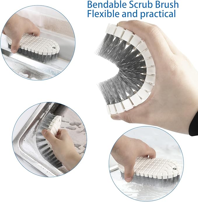 6 Pack Multipurpose Household Cleaning Set, Deep Cleaning Brush Set - Image 5