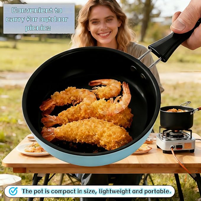 4.7 Inch Mini Frying Pan, Flat Bottom Design - Image 3