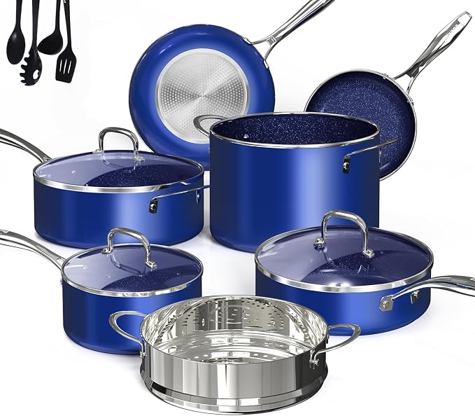 Deluxe DUXANO 14PC Healthy Pots and Pan by Duxano
