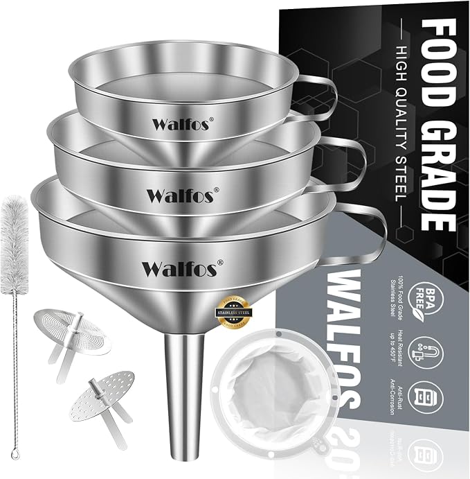 Walfos 3Pcs Kitchen Funnel by Walfos
